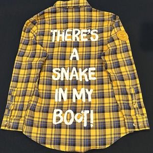 Woody Flannel Shirt for Adults by Cakeworthy – Toy Story 4 Disney